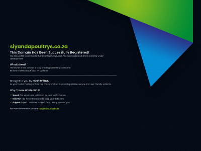 siyandapoultrys.co.za snapshot