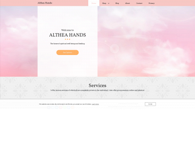 altheahands.co.uk snapshot