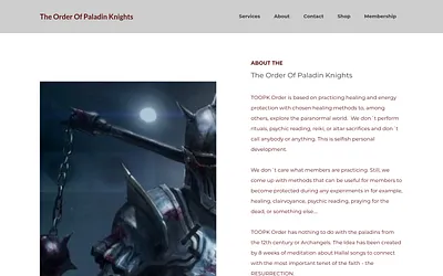 the-order-of-paladin-knights.dk snapshot
