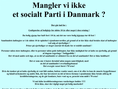 socialpartiet.dk snapshot