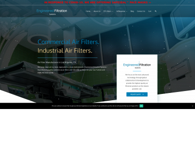 engineeredfiltrationsystems.com snapshot