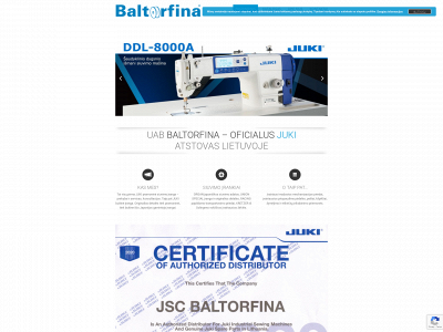 baltorfina.lt snapshot