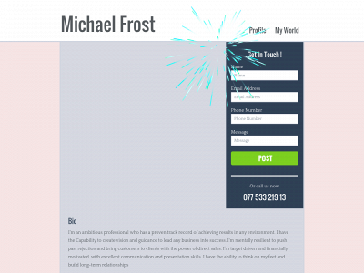 michael-frost.co.uk snapshot