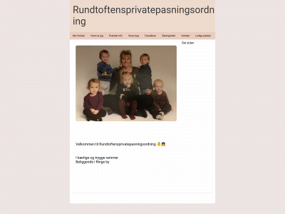 rundtoftensprivatepasningsordning.dk snapshot