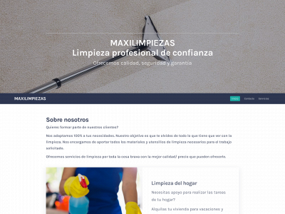 maxilimpiezas33.com snapshot