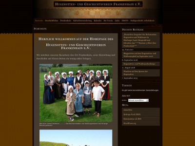 frankenhain-hugenotten.de snapshot