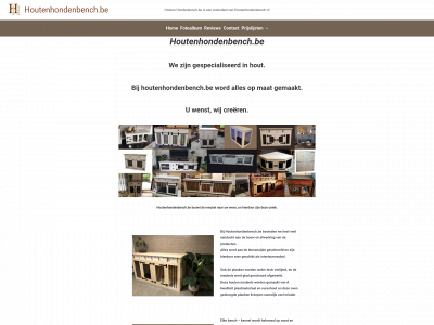 houtenhondenbench.be snapshot