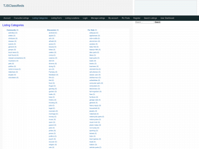 tjsclassifieds.com snapshot