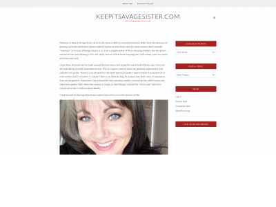 keepitsavagesister.com snapshot