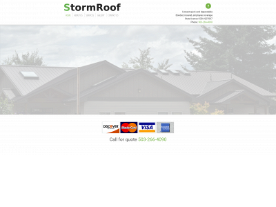 stormroof.com snapshot