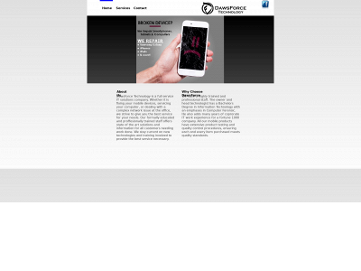 dawsforcetechnology.com snapshot