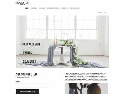 www.rogueandfoxfloral.com snapshot