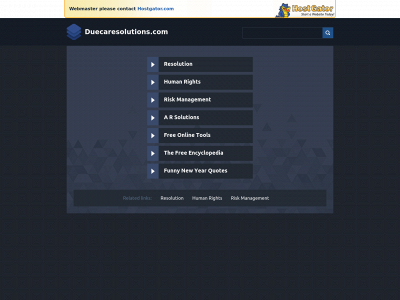 duecaresolutions.com snapshot