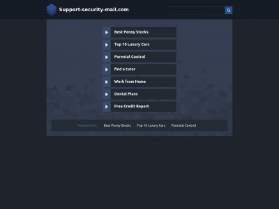support-security-mail.com snapshot