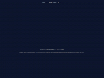 theexclusiveshoes.shop snapshot