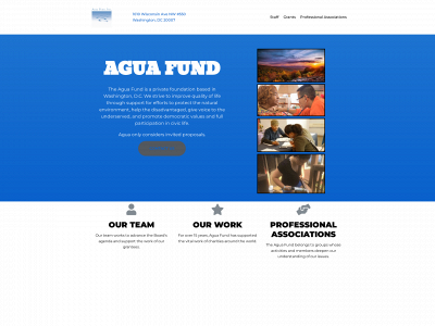 aguafund.org snapshot