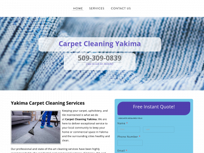www.carpetcleaningyakima.com snapshot