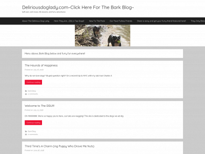 deliriousdoglady.com snapshot