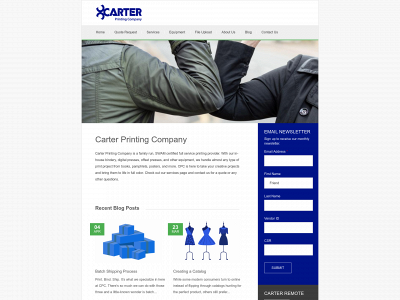 carterprinting.com snapshot