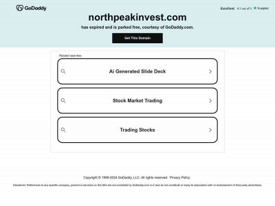 northpeakinvest.com snapshot