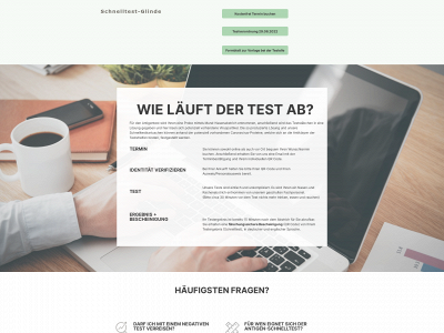 schnelltest-glinde.de snapshot