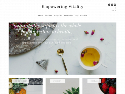 empoweringvitality.com.au snapshot