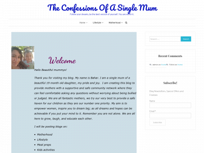 theconfessionsofasinglemum.com snapshot