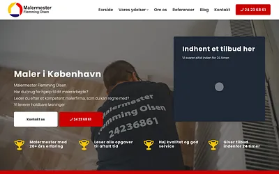 malerflemming.dk snapshot