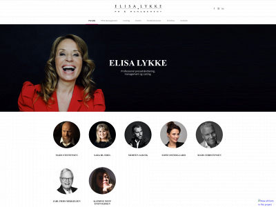 elisalykke.dk snapshot
