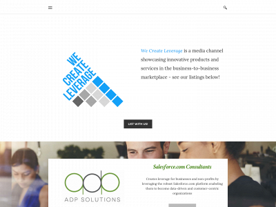 wecreateleverage.com snapshot