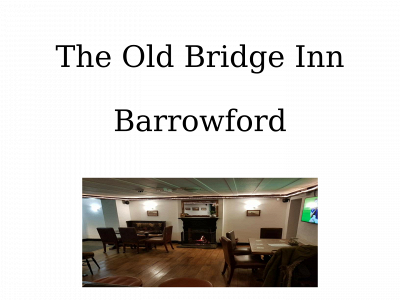 theoldbridgeinnbarrowford.co.uk snapshot