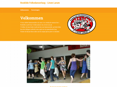 folkedanserlauget.dk snapshot