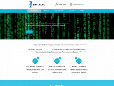 omicsmarker.com snapshot