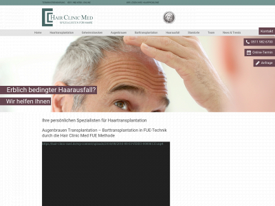 hair-clinic-med.de snapshot