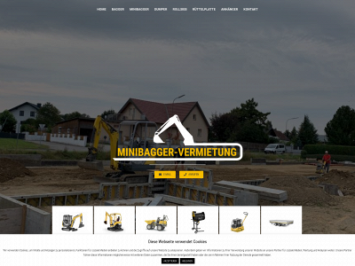 minibagger-vermietung.at snapshot