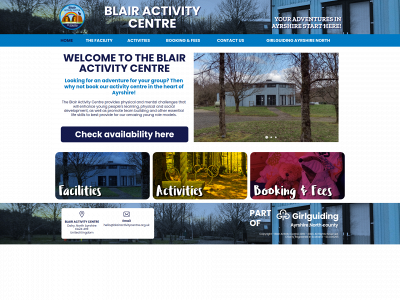 blairactivitycentre.org.uk snapshot