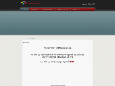 madsenbolig.dk snapshot