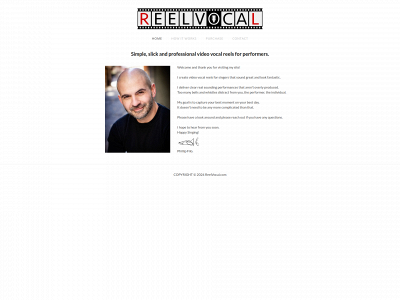 www.reelvocal.com snapshot