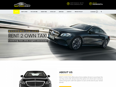 rent2owntaxi.com snapshot