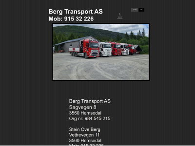 bergtrans.no snapshot