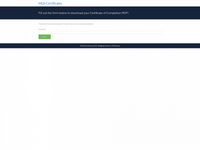 mlncertificates-thebizzellgroup.com snapshot