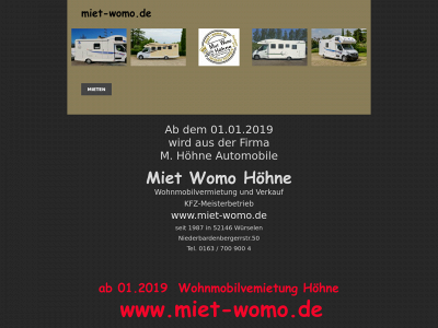 automobilehoehne.de snapshot
