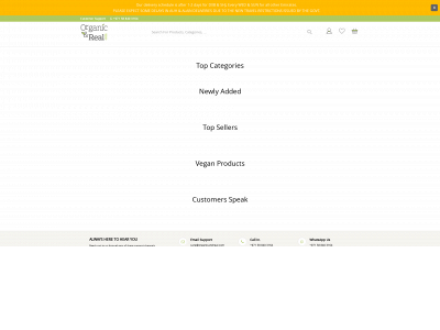 organicandreal.com snapshot