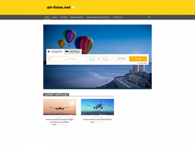 air-lines.net snapshot