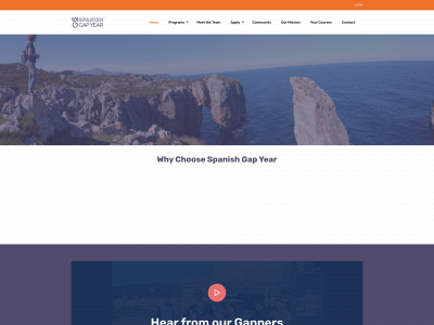 spanishgapyear.com snapshot