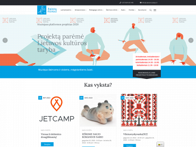 zaislumuziejus.lt snapshot