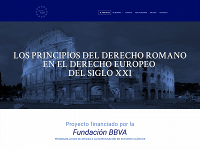 proyectoromaeuropa.com snapshot