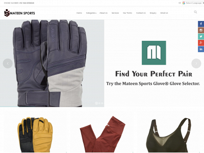 www.mateensports.com snapshot