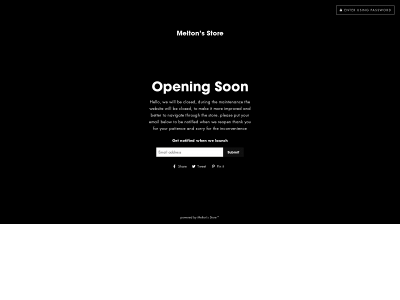 meltonsstore.com snapshot