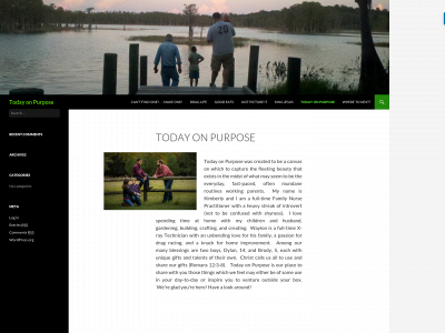 todayonpurpose.com snapshot
